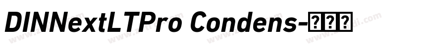 DINNextLTPro Condens字体转换